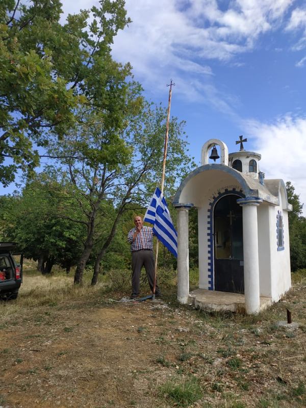 Ο Γιώργος Τσαχουρίδης σημαιοστολίζει την Πιερία