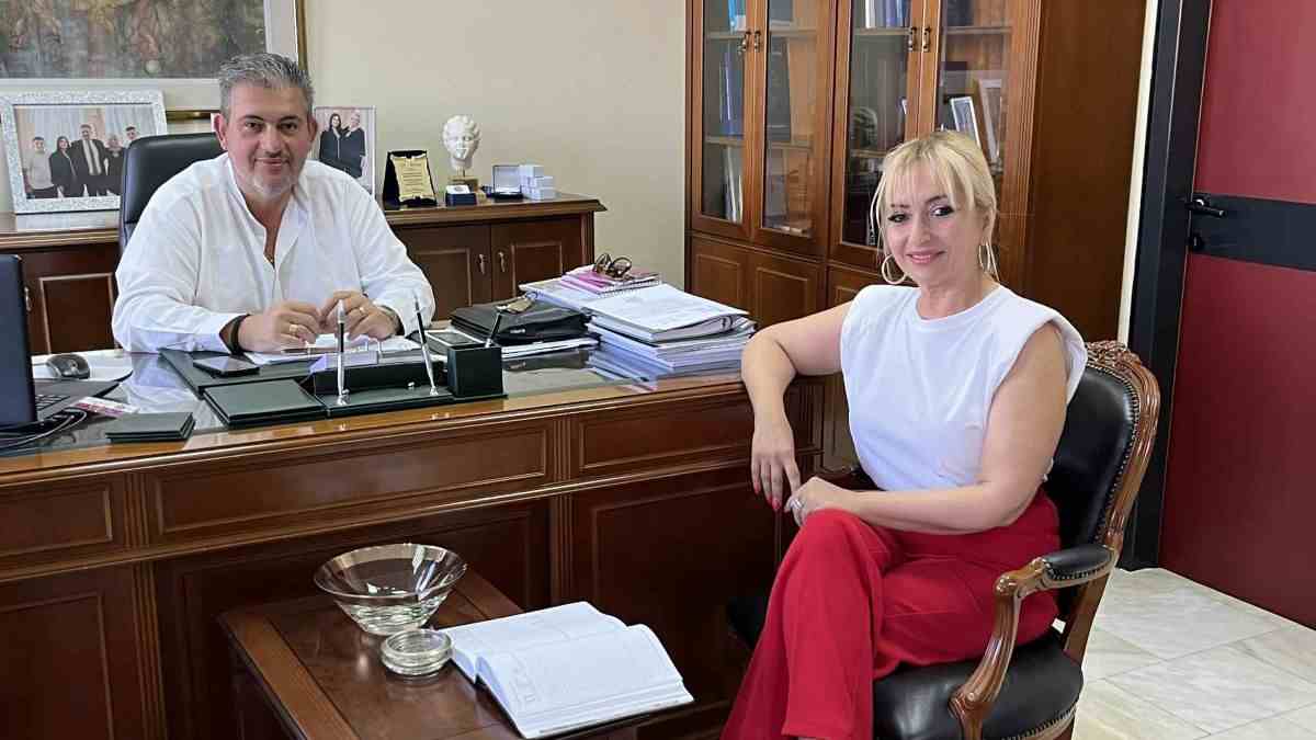 Συνάντηση του Προέδρου του Επιμελητηρίου με την Αντιπεριφερειάρχη Πιερίας