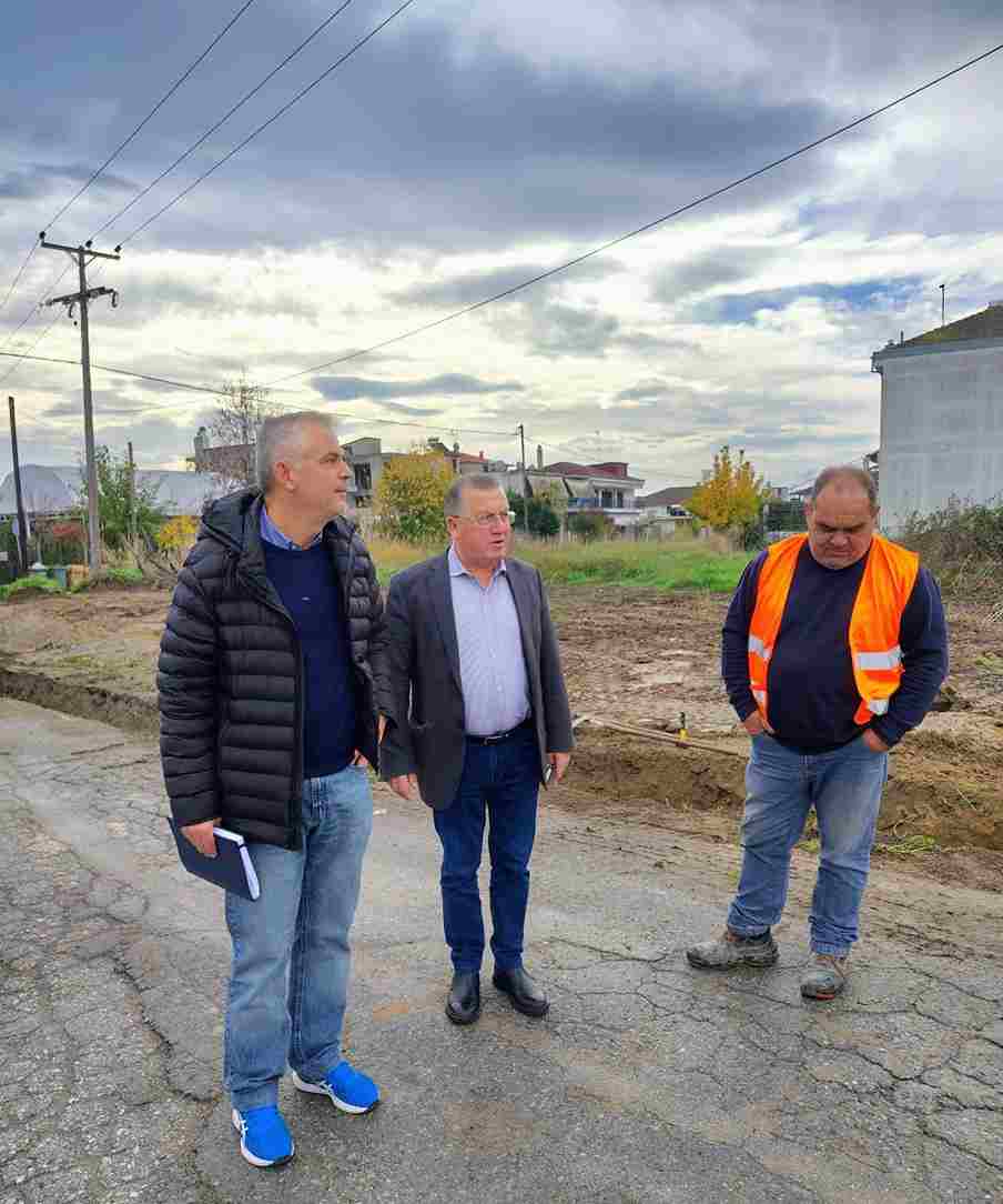 Δήμος Κατερίνης: Ξεκίνησαν οι παρεμβάσεις για την κατασκευή ισόπεδου κόμβου στην συμβολή των οδών Εθνικού Σταδίου (Ανδρομάχου) & Αγράφων