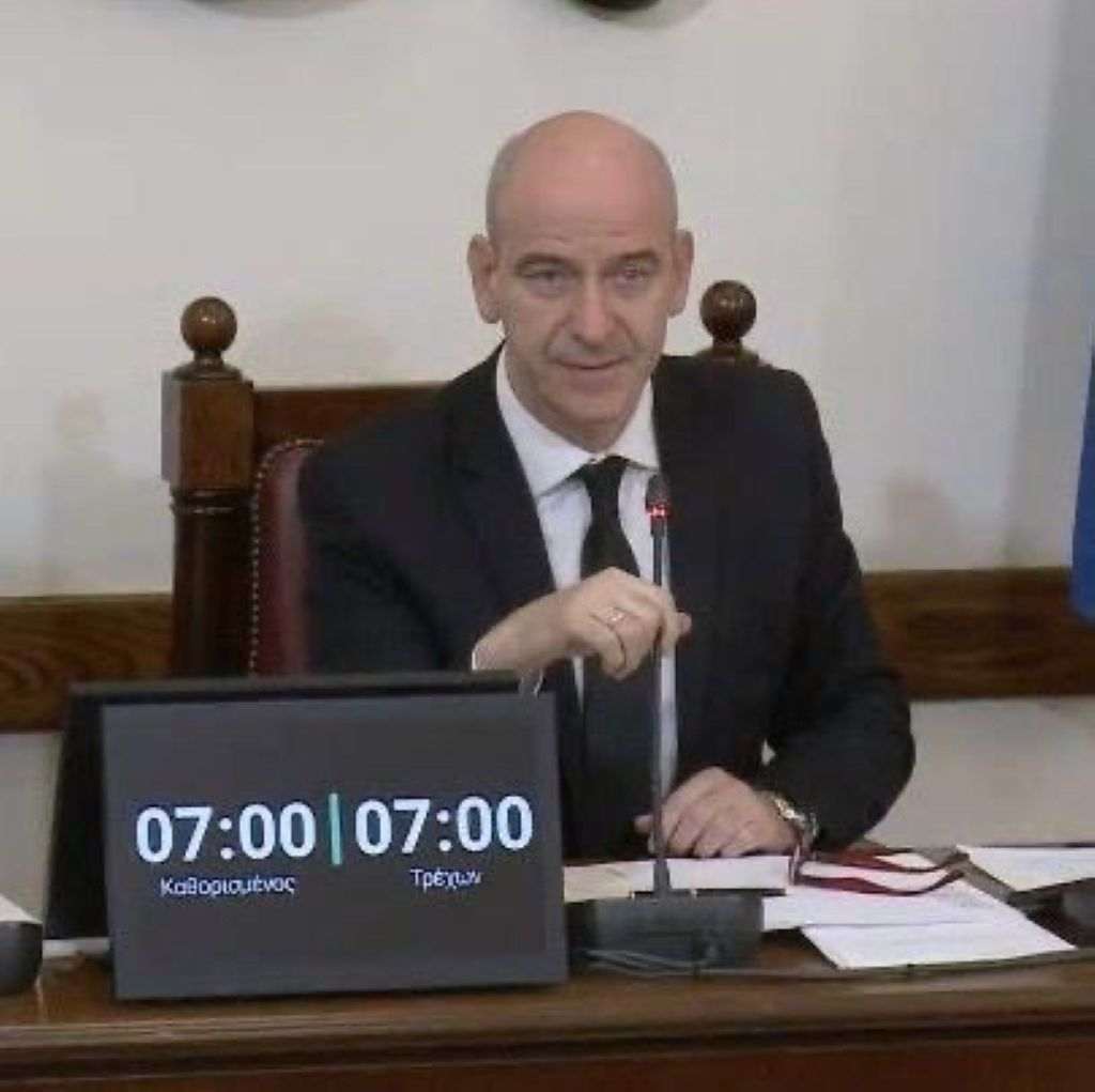 1η συνεδρίαση της Επιτροπής Βιβλιοθήκης της Βουλής υπό την προεδρία του Ξενοφώντα Μπαραλιάκου